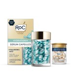 RoC Multi Correxion Hyaluronic Acid Night Serum Capsules (30 CT) for Intense Hydration + RoC Retinol Capsules (7 CT), Anti-Aging Skin Care Wrinkle Treatment for Women and Men