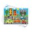 Disposable Stick-on Placemats 40 Pack for Baby & Kids, Toddler Placemats in Reusable Pouch 12 x 18 (Multicolor Animals Driving Cars)