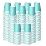 Prgery 350 Pack 3oz Paper Cups, Bathroom Cups Disposable,Moushwash Cup Small Snack Cup for Water, Juice, Candy Ideal for Party Bathroom and Office(Blue)