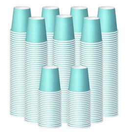 Prgery 350 Pack 3oz Paper Cups, Bathroom Cups Disposable,Moushwash Cup Small Snack Cup for Water, Juice, Candy Ideal for Party Bathroom and Office(Blue)