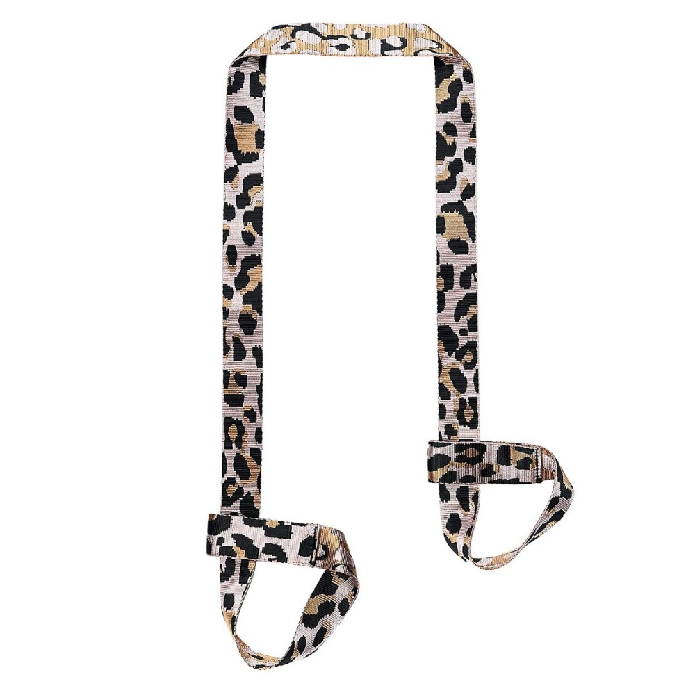 ZOOEASS Yoga Mat Strap, Adjustable Durable Yoga Mat Carrier & Stretching Strap, 5.9feet, Multiple Color Choices (Pink Leopard,5.9feet)