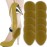 Non Slip Shoes Pads Self-Adhesive Shoe Grips Rubber Anti-Slip Shoe Grips Sole Stick Protector (Yellow-5Pairs)