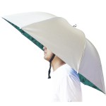 Bocampty Umbrella Hat, 37 inch Fishing Hat Hands Free Foldable UV Protection Umbrella Cap Adjustable Headwear for Fishing Golf Camping Beach Gardening Sunshade Outdoor