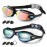 COOLOO Swim Goggles Men, 2 Pack Swimming Goggles for Women Kids Adult Anti-Fog,Black& Pink