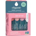 Cliganic Tinted Lip Balm Set - 4 Colors, Hydrating, Enriched with Vitamin E, Cruelty Free, Stocking Stuffer Gift