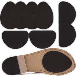 Non-Slip Shoes Pads Sole Protectors Adhesive, High Heels Anti-Slip Shoe Grips (Black 4pairs)