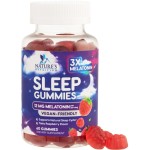 Melatonin Sleep Gummies 12mg - Extra Strength Sleep Support Melatonin Gummy for Adults, Vegan Sleeping Gummy Supplement Supports Restful Sleep, Gluten-Free, Non-GMO, Tasty Berry Flavor - 60 Gummies