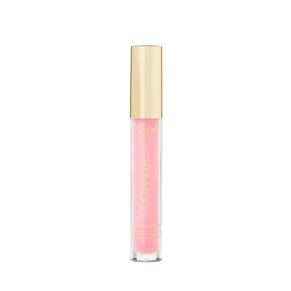 City Beauty City Lips Plumping Lip Gloss Tinsel Town - High-Shine Gloss for Fuller, Younger-Looking Lips | Hydrating & Smoothing Lip Treatment Hyaluronic Acid