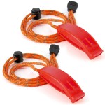 Hipat Emergency Whistle, Super Loud Floating Whistle with Lanyard, Ideal for Boating, Swimming, Kayaking, Water Survival, Hiking, Camping, Climbing