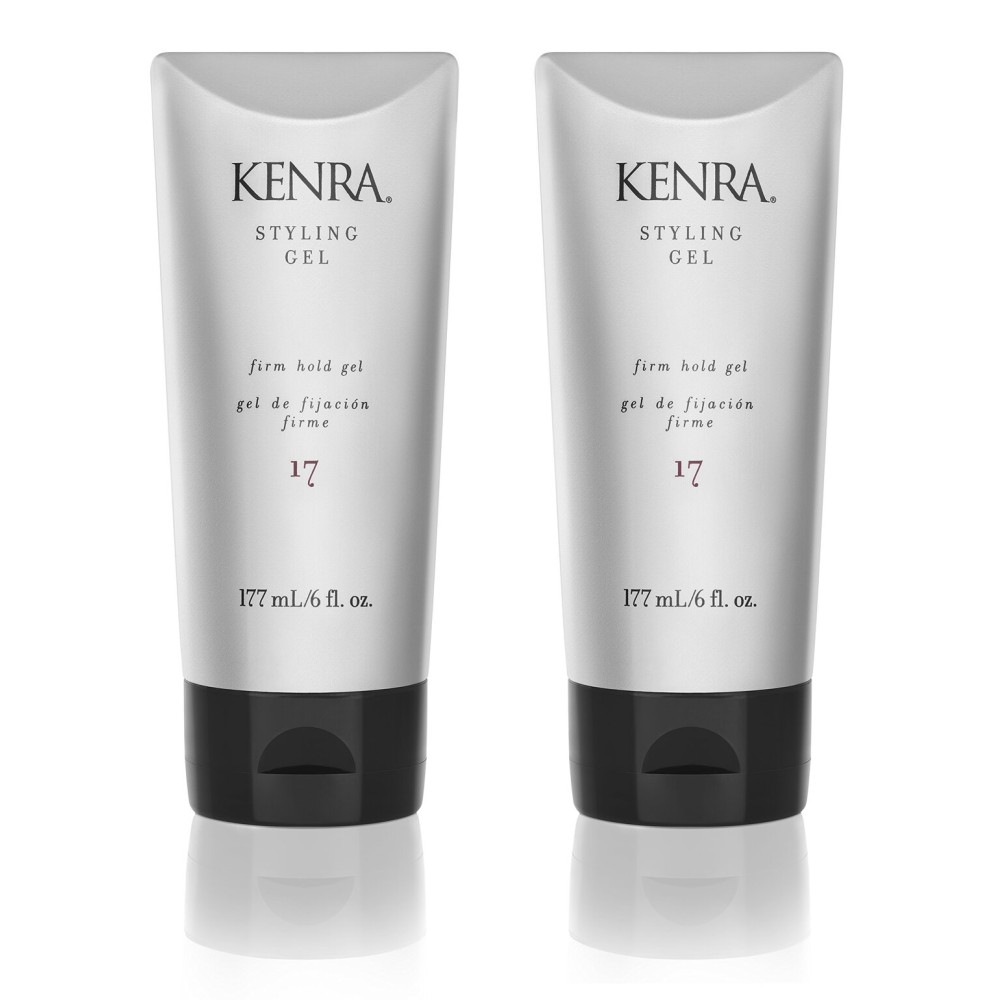 Kenra Styling Gel 17 | High Hold Gel | Creates Fullness & Adds Shine | Controls Coarse, Unruly Hair Textures | Alcohol-Free, Non-Drying, & Non-Flaking | Medium To Coarse Hair | 6 fl. Oz (2-Pack)
