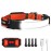 Adelante LED Headlamp Flashlight, 1000LM 230Wide-Beam Rechargeable Head Lamp for Adults, Red Taillight & 4 Clips Waterproof Hard Hat Light Headlamps for Running Hiking and Camping
