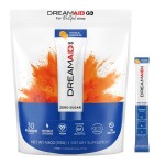 Sleep Aid Drink with Melatonin + Chamomile, DreamAid Helps Adults Fall Asleep Faster, Sleep Longer and Waking up Feeling Rejuvenated - Zero Sugar & Keto Friendly, 30 Count (Pack of 1)