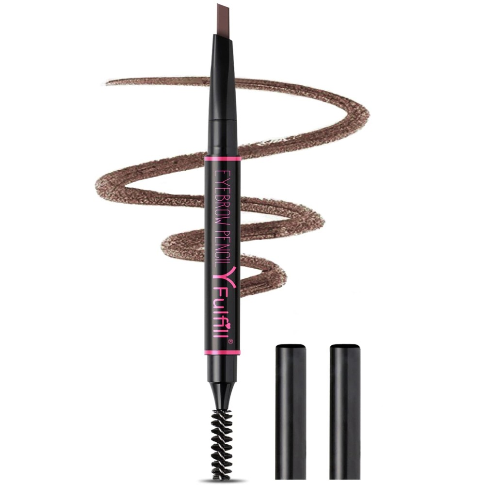 Yfulfill Eyebrow Pencils for Women - Waterproof, Dark Brown