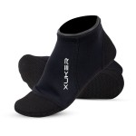 XUKER Neoprene Water Socks, 3mm, Sand Proof, Beach Volleyball & Diving Socks for Outdoor Water Sports