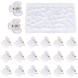 JANYUN 48Pcs Clear Mini Hair Claw Clips for Girls Women Fine Hair Plastic Multifunction Clamp Clips Hair Accessories Gifts