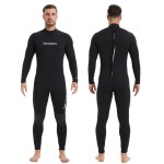 Lemorecn Wetsuits Mens Neoprene 3/2mm Full Body Diving Suit 3031black-4XL