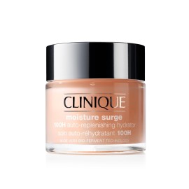 Clinique Moisture Surge 100H Auto-Replenishing Hydrator Oil Free Face Moisturizer | With Hyaluronic Acid, Aloe Bioferment and Vitamins C + E | For All Skin Types | Hydrating + Moisturizing, 2.5 Fl Oz