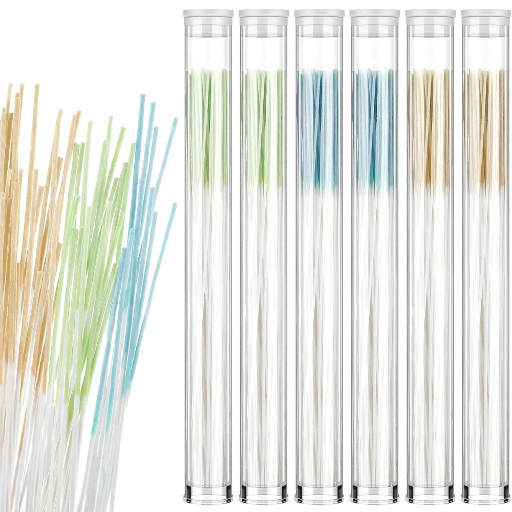 Maitys 360 Pieces Ear Hole Floss Piercing Cleaner Floss Disposable Piercing Aftercare Cleaning Line Ear Hole Care Cleaning Tool for Women Men(Green, Blue, Brown)