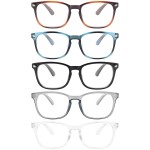 MIGSIR Blue Light Blocking Glasses for Computer Gaming, Fashion Fake Helps Reduce Screen Fatigue Eyeglasses for Women Men