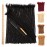 DAIXI 0.8cm Thickness 16 Inch 10 Strands 100% Real Human Hair Dreadlock Extensions for Man/Women Full Head Handmade Can Be Dyed and Bleached Soft Dreadlocks with Needle and Comb