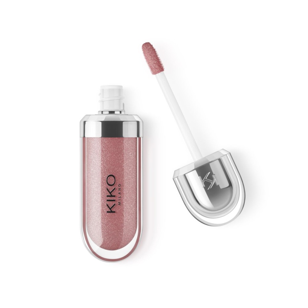 Kiko Milano 3D Hydra Lip Gloss - High Shine, Hydrating, Plumping, Non-Sticky, Moisturizing Lip Makeup - 35 Pearly Warm Mauve - 6.5ml