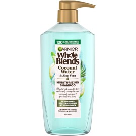 Garnier Whole Blends Coconut Water & Aloe Vera Refreshing Shampoo for Normal Hair, 26.6 Fl Oz, 1 Count (Packaging May Vary)