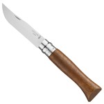 OPINEL No.06-No.09 Premium Woods, Stainless Steel Folding Pocket Knife, Made in France (No.09/Walnut)