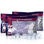 Ever Ready First Aid Disposable Cold Compress - Instant Ice Pack for Injuries, Swelling & Pain Relief - 4.5 x 7 - FSA/HSA Eligible - 3 Pack