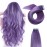 YILITE 20 Pieces/Pack Purple Tape in Hair Extensions Human Hair Seamless Invisible Straight Skin Weft Human Hair Tape in Extensions 14 Inches 20pcs 40g/pack(14 Inch Purple)
