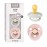 BIBS Pacifiers Colour Collection | Natural Rubber Baby Pacifier | Set of 2 BPA-Free Soothers | Made in Denmark | 6+ Months (Pack of 2) | Blossom/Haze