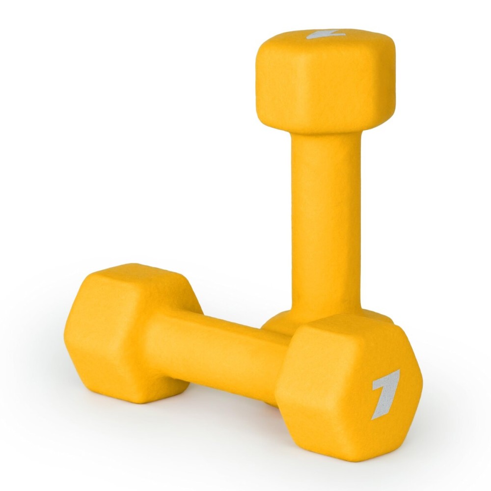 CAP Barbell Neoprene Dumbbell Weights, 7 lb Pair, Tuscan Gold
