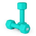 CAP Barbell Neoprene Dumbbell Weights, 9 lb Pair, Mint