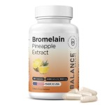 Balancebreens Bromelain 500mg Veggie Capsules - 2400 GDU Pineapple Extract Supplement for Joint Support, Natural Swelling Support, and Healthy Digestion - 180 Capsules Made in USA