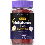Carlyle Kids Melatonin Gummies | 1 mg 70 Count | Fruit Flavor Gummy | Vegan, Non-GMO, Gluten Free