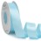 Ribbli Light Blue Double Faced Satin Ribbon,1 x Continuous 25 Yards,Use for Bows Bouquet,Gift Wrapping,Baby Shower,Floral Arrangement