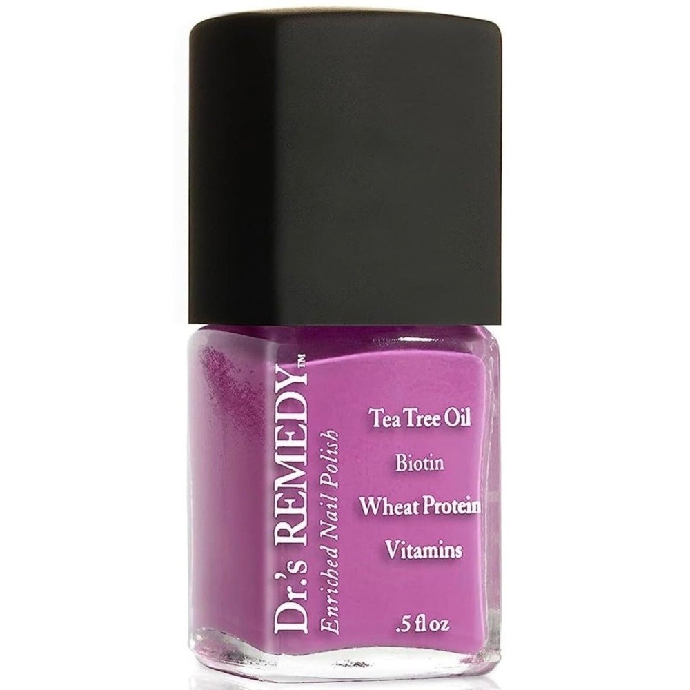 Drs Remedy Enriched Nail Polish: Non Toxic, All Natural, and Organic - Doctor Formulated: Strengthens, Restores, Heals, and Protects \'24-Free\' - MAGNIFICENT Magenta