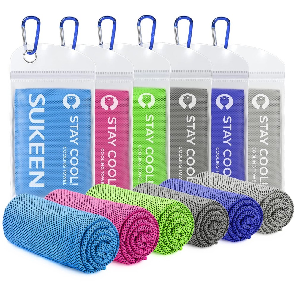 Skeen Cooling Towel (40x12) - Soft, Breathable Chilly Towel for Neck & Head, Yoga, Golf, Gym & More Activities