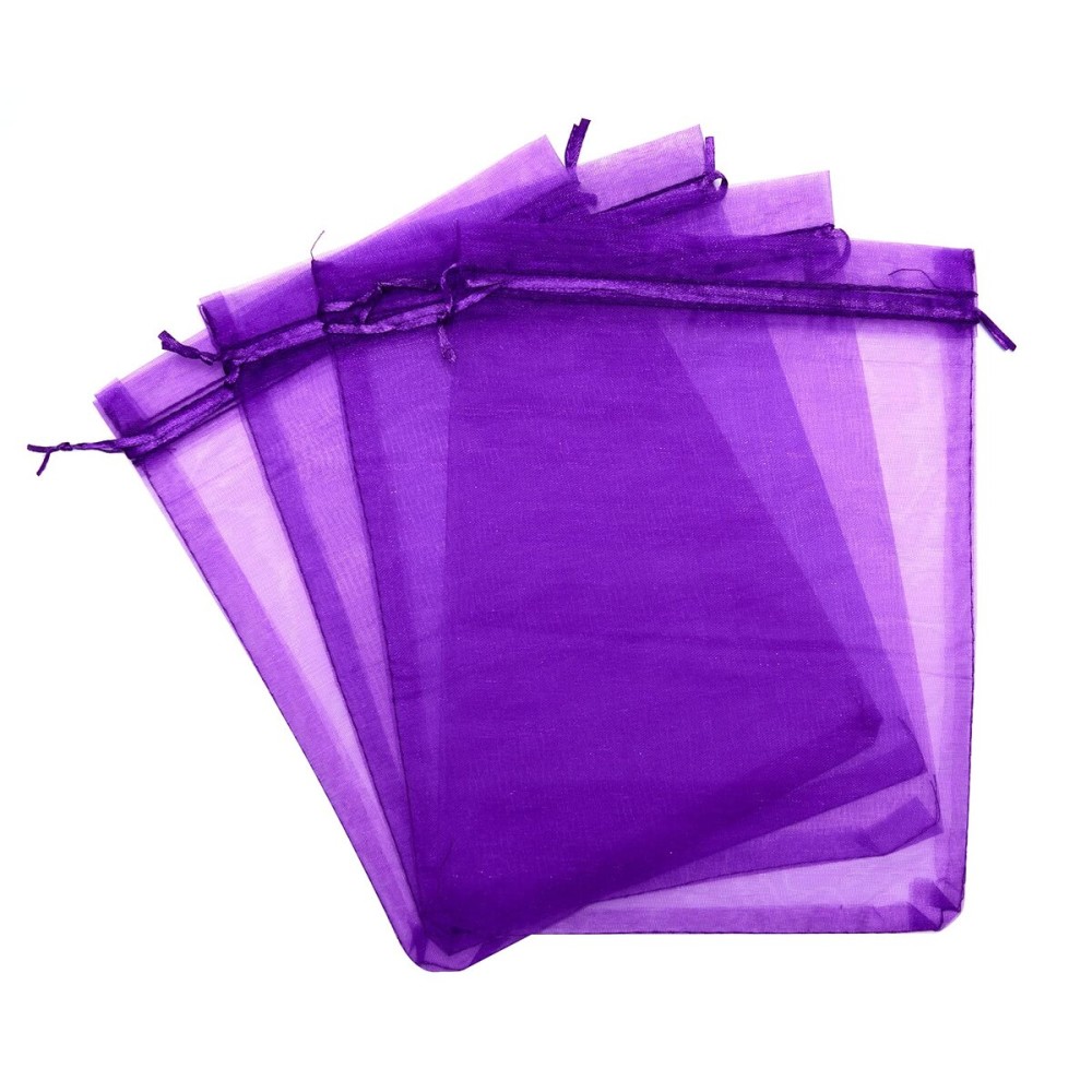 LOOKSGO 25 pcs 8x12 Inches Drawstring Organza Bags Wedding Party Favor Gift Candy Toys Makeup Pouches Gift Bag