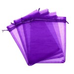 LOOKSGO 25 pcs 8x12 Inches Drawstring Organza Bags Wedding Party Favor Gift Candy Toys Makeup Pouches Gift Bag