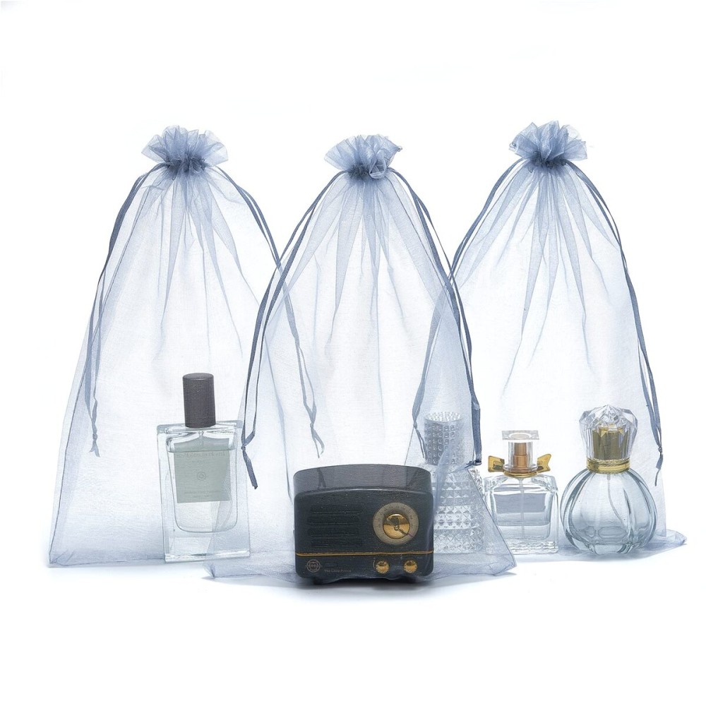 LOOKSGO 25 pcs 8x12 Inches Drawstring Organza Bags Wedding Party Favor Gift Candy Toys Makeup Pouches Gift Bag