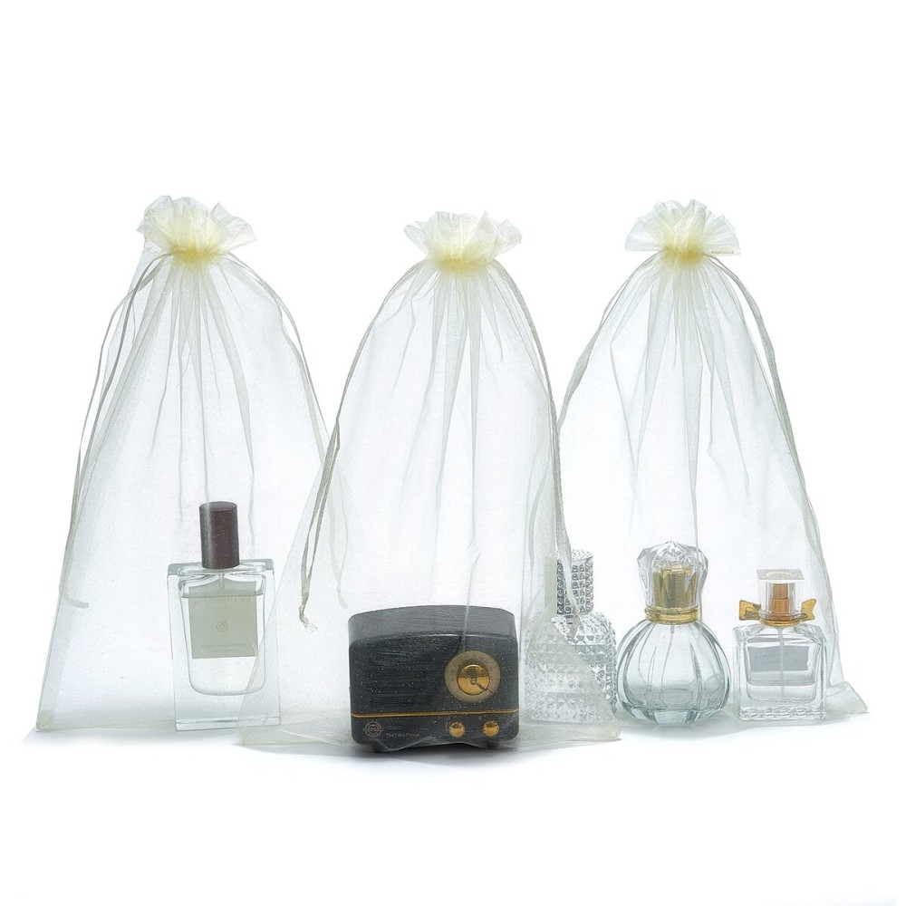 LOOKSGO 25 pcs 8x12 Inches Drawstring Organza Bags Wedding Party Favor Gift Candy Toys Makeup Pouches Gift Bag