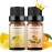 Sedbuwza Lemon Orange Essential Oil Set, Lemon Fragrance Oil Orange Scent Oil Set for Diffuser, Aromatherapy, Massage, Soap, Candle Making 2 x 10 ml