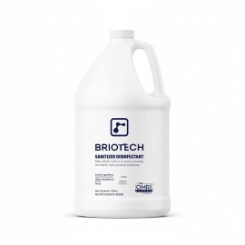 BRIOTECH Sanitizer Disinfectant Hypochlorous, Kill 99.99% of Viruses & Bacteria, Control Mold, Eliminate Odor, Gentle for Nursery & Play Rooms, Food Contact Surface Sanitizer, 1 Gallon Refill