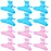 Ondder 12 Pack Butterfly Hair Clamps Clips Hair Claw Clips Salon Pro Section Clip for Styling Sectioning Cutting Coloring Hair Clips Hairdressing Salon Tool Hair Accessories for Women Girls