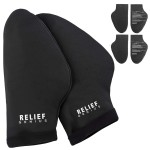 Relief Genius Hand Ice Pack - Cold Therapy for Hands - Ice Gloves for Chemo, Neuropathy, Arthritis, Injuries and Working Hands - Includes 2 Mittens and 4 Reusable and Flexible Gel Ice Packs (Large)