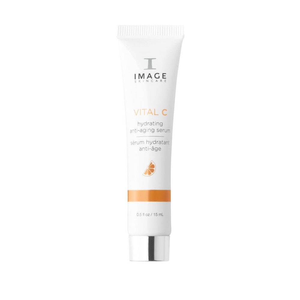 IMAGE Skincare, VITAL C Hydrating Anti-Aging Serum, with Potent Vitamin C to Brighten, Tone and Smooth Appearance of Wrinkles, Sample Size 0.5 fl oz
