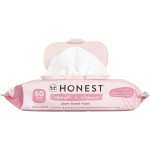 The Honest Company Nourish and Cleanse Naturally Scented Wipes Cleansing Multi-Tasking 99% Water Plant Based Hypoallergenic Sweet Almond 60 Count