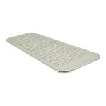 EIOKIT Silicone Heat Resistant Mat, Protects Surfaces from Heat Damage, Provides Slip Resistance, and Offers Multipurpose Storage for Hot Hair Styling Tools (1 Pack, Beige)