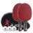JOOLA Duo Pro Ping Pong Paddles Set of 2 - Professional Table Tennis Paddles, Three Advanced 3 Star Tournament Ping Pong Balls and Carrying Case - Advanced Table Tennis Rackets