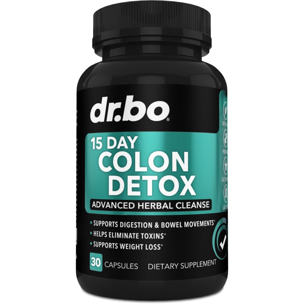 Colon Cleanser Detox for Weight Flush - 15 Day Intestinal Cleanse Pills & Probiotic - Fast Natural Laxative for Constipation Relief - Bowel Movement Supplements for Stomach Bloating, Gut Loss Support